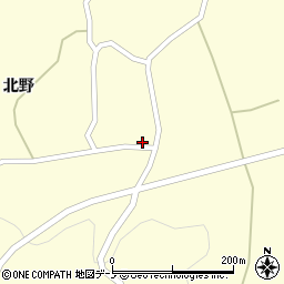 青森県三戸町（三戸郡）斗内（北野）周辺の地図