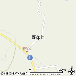 青森県三戸郡田子町田子野々上周辺の地図