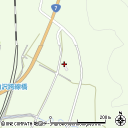 秋田県大館市白沢白沢1386周辺の地図