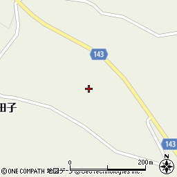 青森県田子町（三戸郡）田子（金八屋敷）周辺の地図