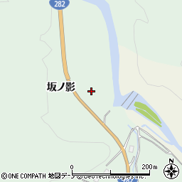 秋田県鹿角郡小坂町小坂坂ノ影周辺の地図