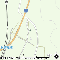 秋田県大館市白沢白沢1411周辺の地図
