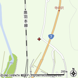 秋田県大館市白沢白沢1310周辺の地図