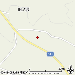 青森県三戸郡田子町田子周辺の地図