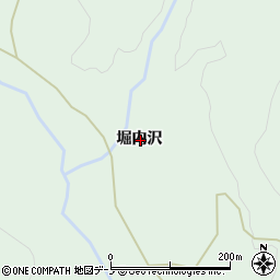 秋田県鹿角郡小坂町小坂堀内沢周辺の地図