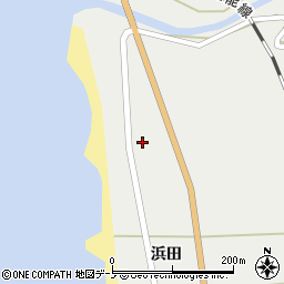 秋田県山本郡八峰町八森浜田140周辺の地図