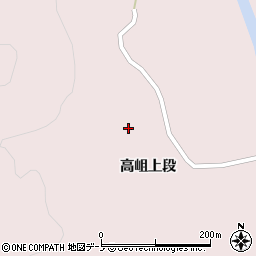 秋田県大館市早口高岨周辺の地図
