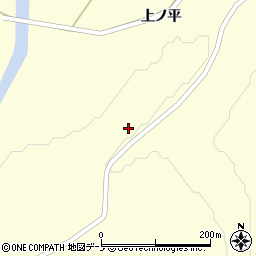 青森県三戸郡三戸町斗内上ノ平周辺の地図