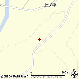 青森県三戸町（三戸郡）斗内（上ノ平）周辺の地図