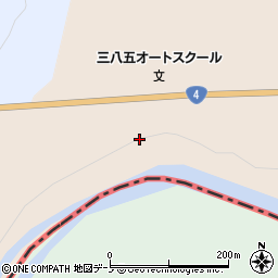 青森県三戸郡三戸町目時中野周辺の地図