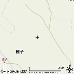 青森県三戸郡田子町田子種子平周辺の地図