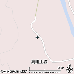 秋田県大館市早口高岨上段周辺の地図