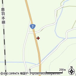 秋田県大館市白沢寺ノ沢145周辺の地図