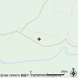 岩手県二戸市釜沢新田74-2周辺の地図