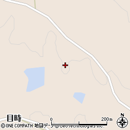 青森県三戸郡三戸町目時上野平周辺の地図