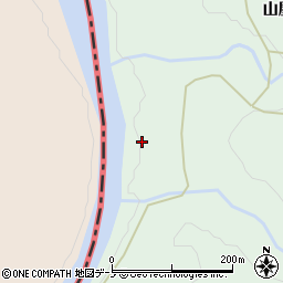 岩手県二戸市釜沢小沼周辺の地図