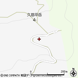 久慈平岳キャンプ場周辺の地図