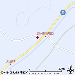 岩手県軽米町（九戸郡）上舘（第４４地割）周辺の地図
