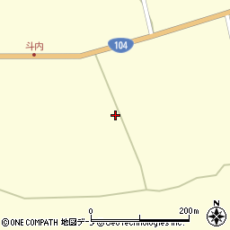 青森県三戸町（三戸郡）斗内（丹内坪）周辺の地図