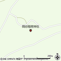 岡谷稲荷神社周辺の地図