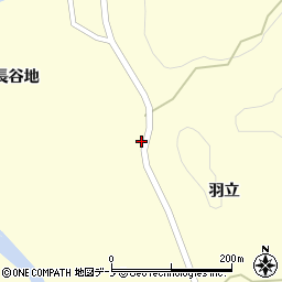 秋田県大館市岩瀬羽立25周辺の地図