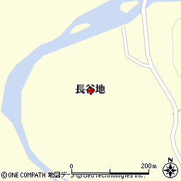 秋田県大館市岩瀬長谷地周辺の地図