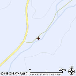 秋田県鹿角郡小坂町上向小滝周辺の地図