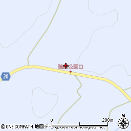 岩手県軽米町（九戸郡）上舘（第４６地割）周辺の地図