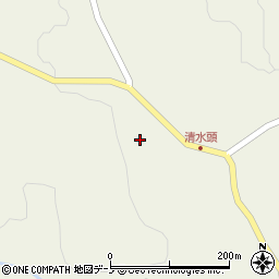 青森県三戸郡田子町田子清水頭2周辺の地図