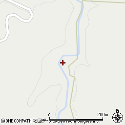 青森県三戸郡南部町鳥谷茶臼周辺の地図