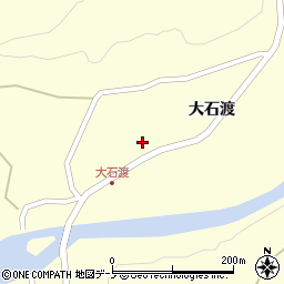 秋田県大館市岩瀬大石渡周辺の地図