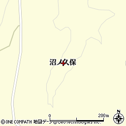 青森県三戸郡三戸町斗内沼ノ久保周辺の地図