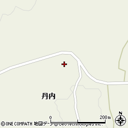 青森県三戸郡田子町田子丹内周辺の地図