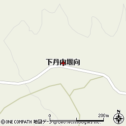 青森県三戸郡田子町田子下丹内堰向周辺の地図