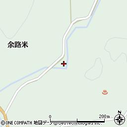 秋田県鹿角郡小坂町小坂余路米50周辺の地図