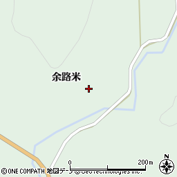 秋田県鹿角郡小坂町小坂余路米8周辺の地図