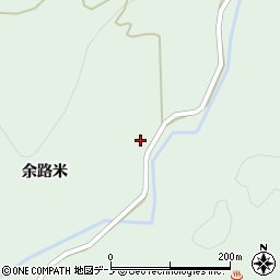 秋田県鹿角郡小坂町小坂余路米29周辺の地図