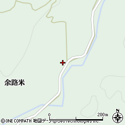 秋田県鹿角郡小坂町小坂余路米31周辺の地図