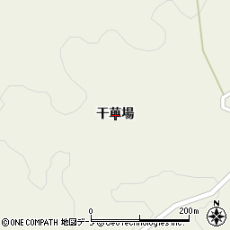 青森県三戸郡田子町田子干草場周辺の地図