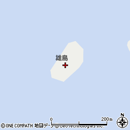 秋田県山本郡八峰町八森雄嶋周辺の地図