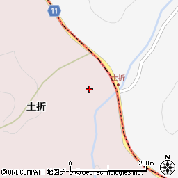 青森県八戸市南郷大字島守土折8周辺の地図