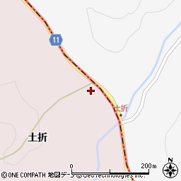 青森県八戸市南郷大字島守土折6周辺の地図