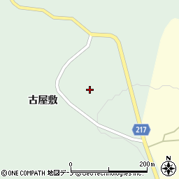 青森県三戸郡三戸町貝守古屋敷周辺の地図
