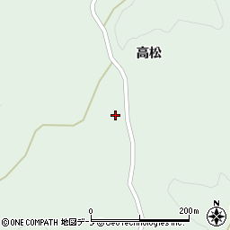 青森県三戸町（三戸郡）貝守（高松）周辺の地図