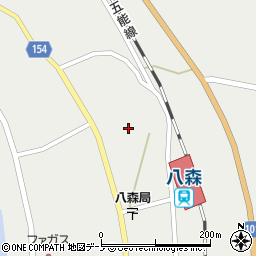秋田県山本郡八峰町八森家の後周辺の地図