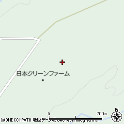 秋田県鹿角市十和田大湯熊取平周辺の地図