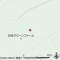秋田県鹿角市十和田大湯（熊取平）周辺の地図