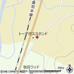 秋田県大館市長走長走238周辺の地図