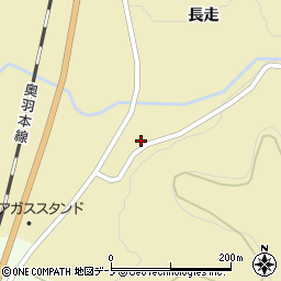 秋田県大館市長走長走220周辺の地図