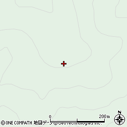 秋田県鹿角市十和田大湯周辺の地図